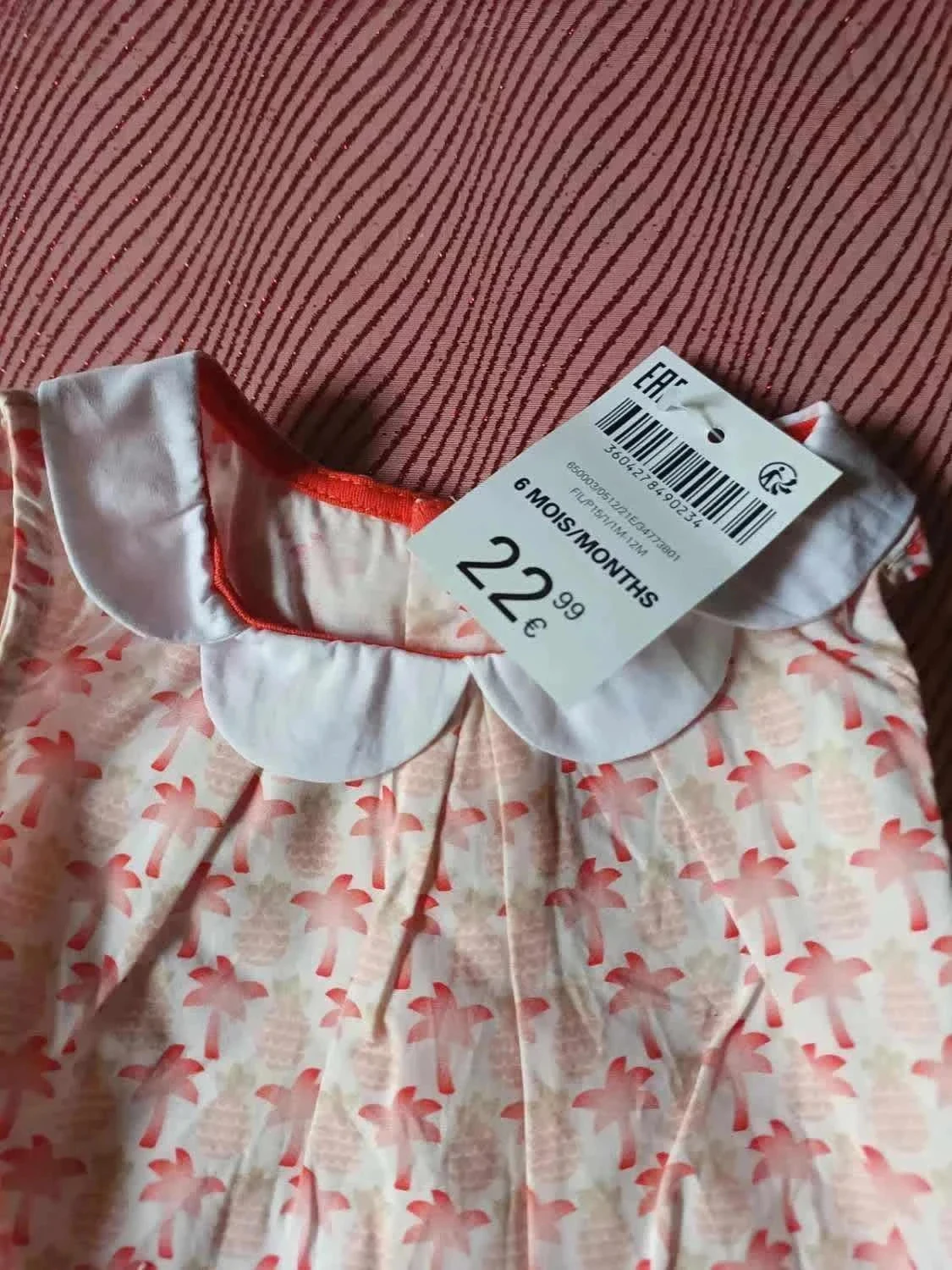 Conjunto vestido legging 6 meses obaibi – photo 3